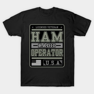 Licensed American Ham Radio Operator T-Shirt